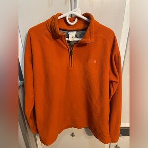 North Face Orange Mens Pullover Size L